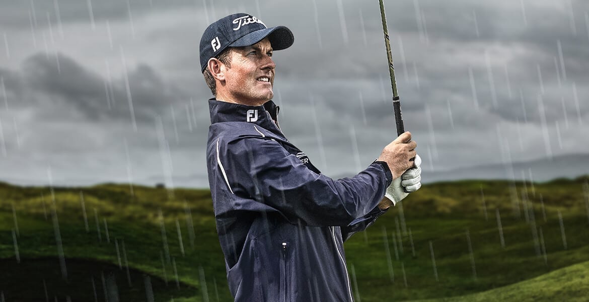 Mens store golf rainwear