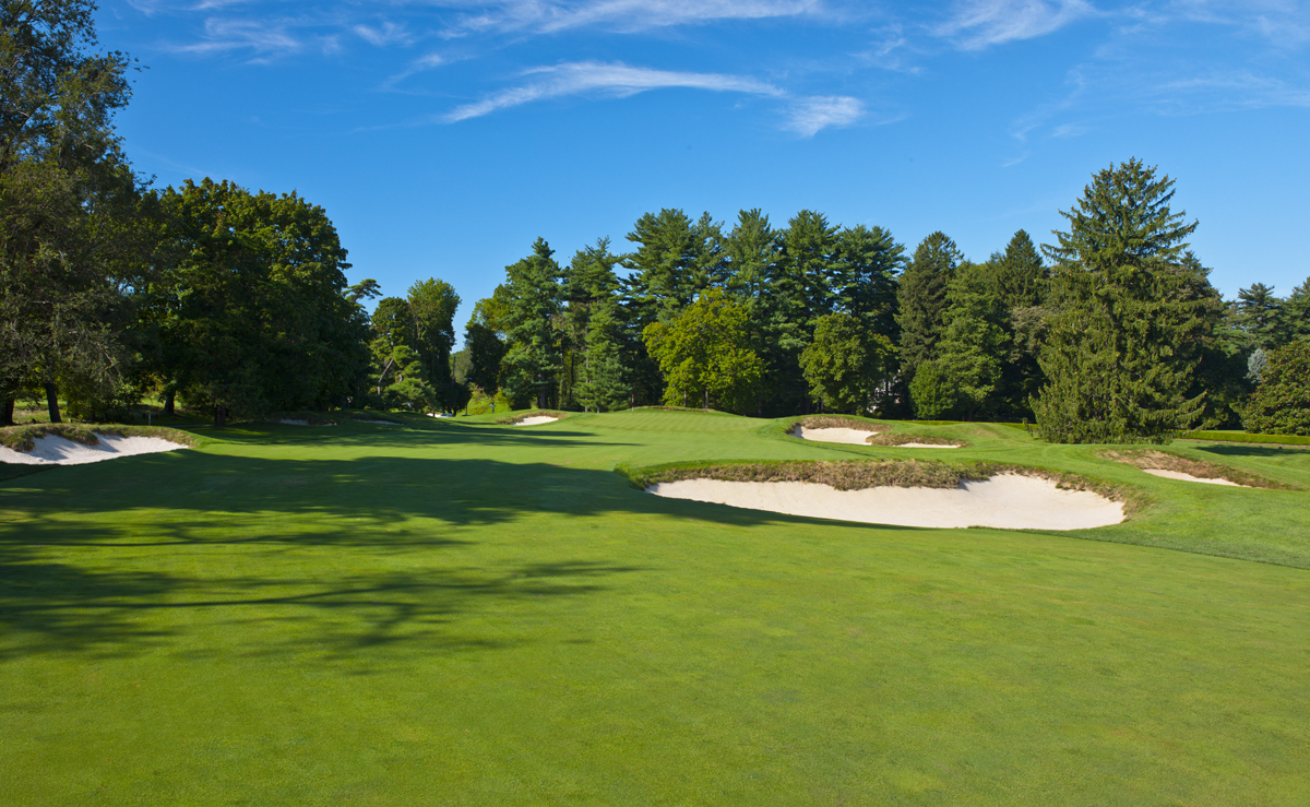 opening golf hole merion