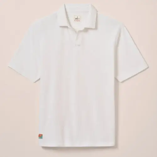 Johnnie-O French Terry Johnny Collar Polo