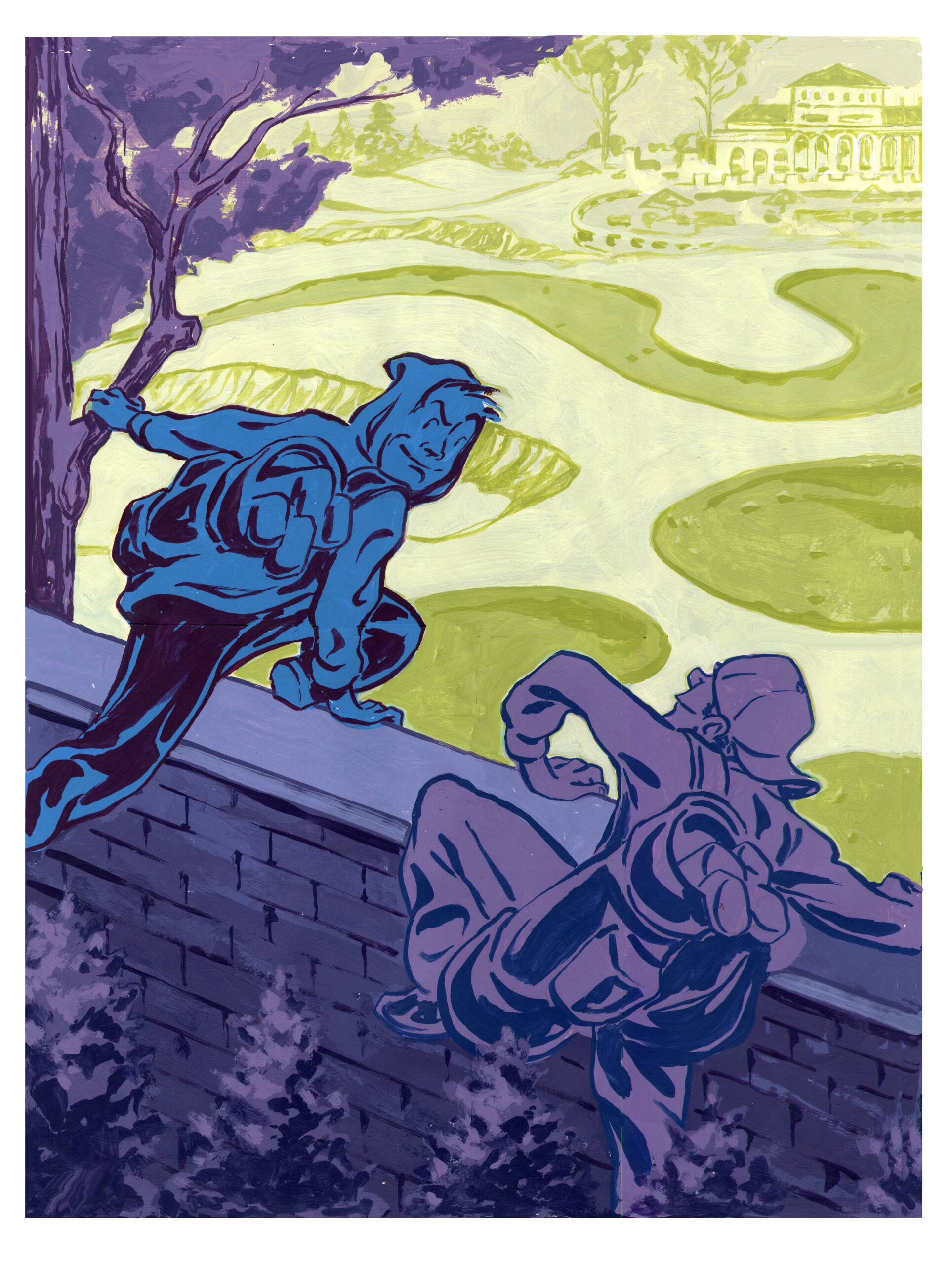 sneaking on golf courses