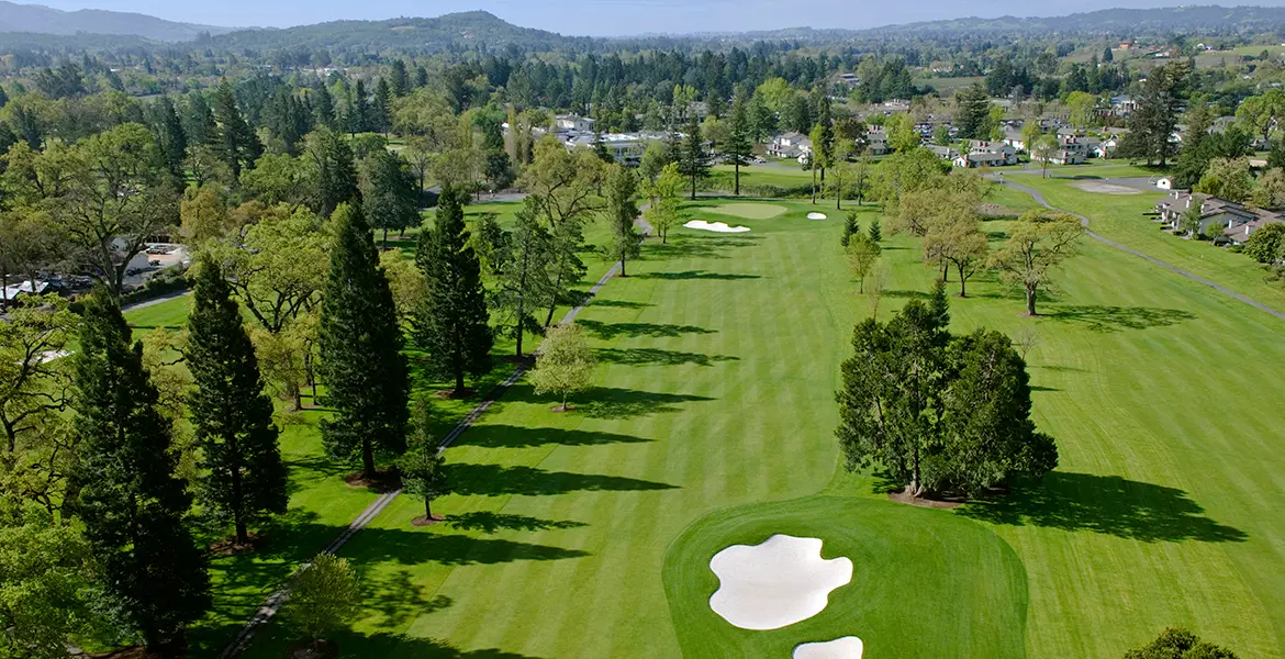 california wine golf