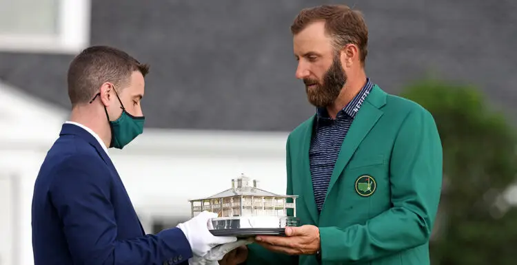 november 2020 masters tournament dustin johnson