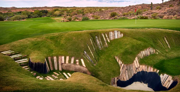 deepest greenside bunkers